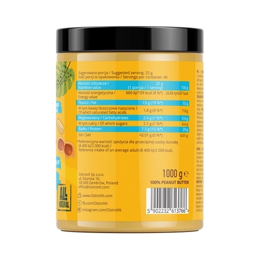 PEANUT BUTTER 1000g